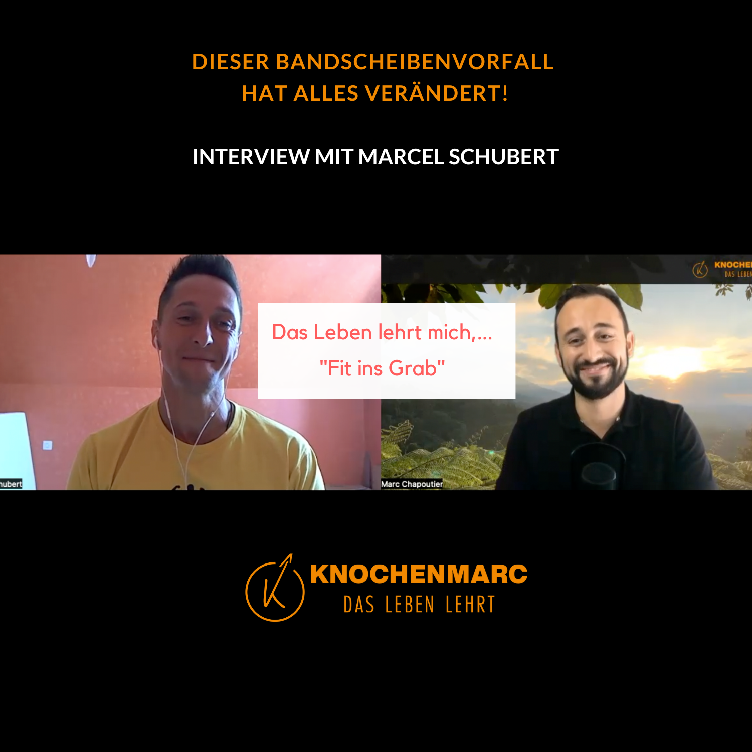 #89 Dieser Bandscheibenvorfall hat alles verändert! -  Interview mit Marcel Schubert