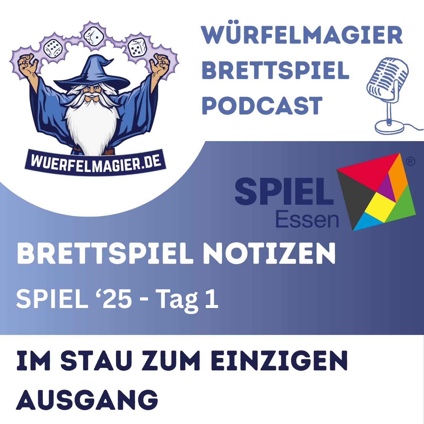 Brettspielnotizen SPIEL '25 - Im Stau zum einzigen Ausgang (WM038)